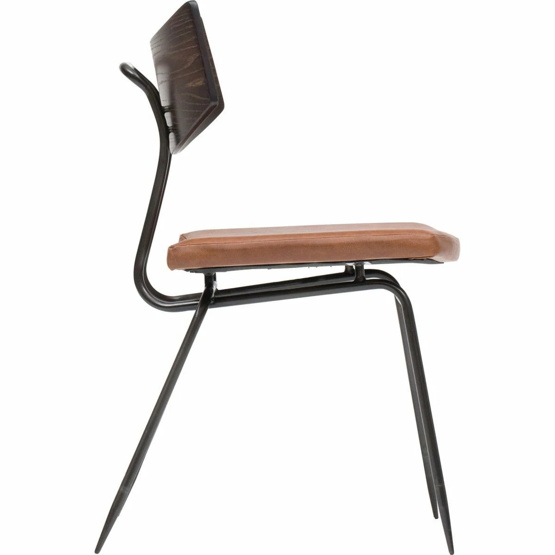 Best Sale ✔️ NUEVO SOLI SEARED OAK DINING CHAIR: CARAMEL Furniture ⭐ 4 NUEVO SOLI SEARED OAK DINING CHAIR: CARAMEL Furniture