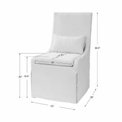 Top 10 ๐ UTTERMOST SOMA NATURAL LINEN SLIPCOVER DINING CHAIR โจ 13 UTTERMOST SOMA NATURAL LINEN SLIPCOVER DINING CHAIR