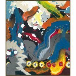 L ART "SPILLAGE" CANVAS ART Wall Art