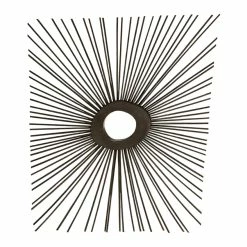 PHILLIPS COLLECTION SPOKE SQUARE MIRROR Wall Sculptures + Decor