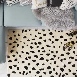 Buy ๐ SURYA TREND SPOTTING WOOL RUG: BEIGE, BLACK ๐ฏ 9 SURYA TREND SPOTTING WOOL RUG: BEIGE, BLACK