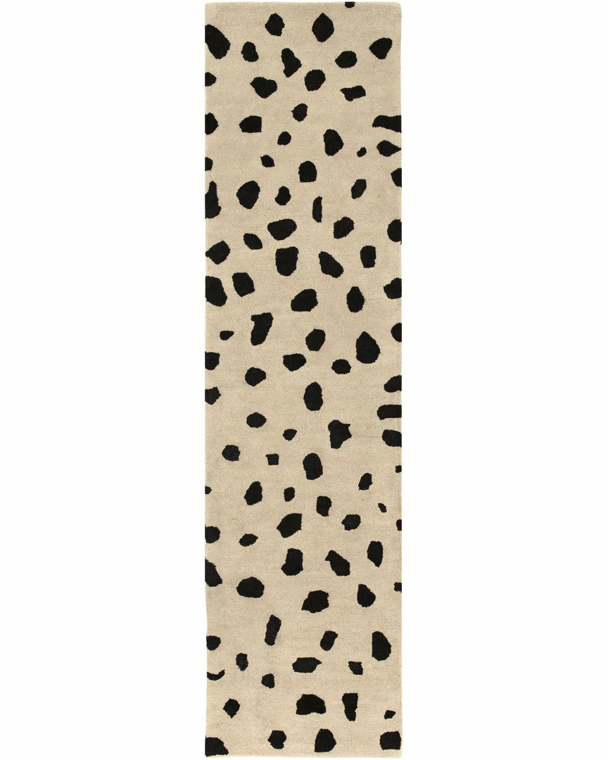 Buy ๐ SURYA TREND SPOTTING WOOL RUG: BEIGE, BLACK ๐ฏ 5 SURYA TREND SPOTTING WOOL RUG: BEIGE, BLACK