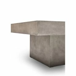 URBIA Living Room CONCRETE SLAB COFFEE TABLE: SQUARE