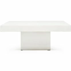 URBIA Living Room CONCRETE SLAB COFFEE TABLE: SQUARE
