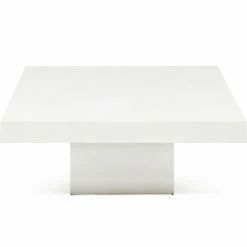 URBIA Living Room CONCRETE SLAB COFFEE TABLE: SQUARE