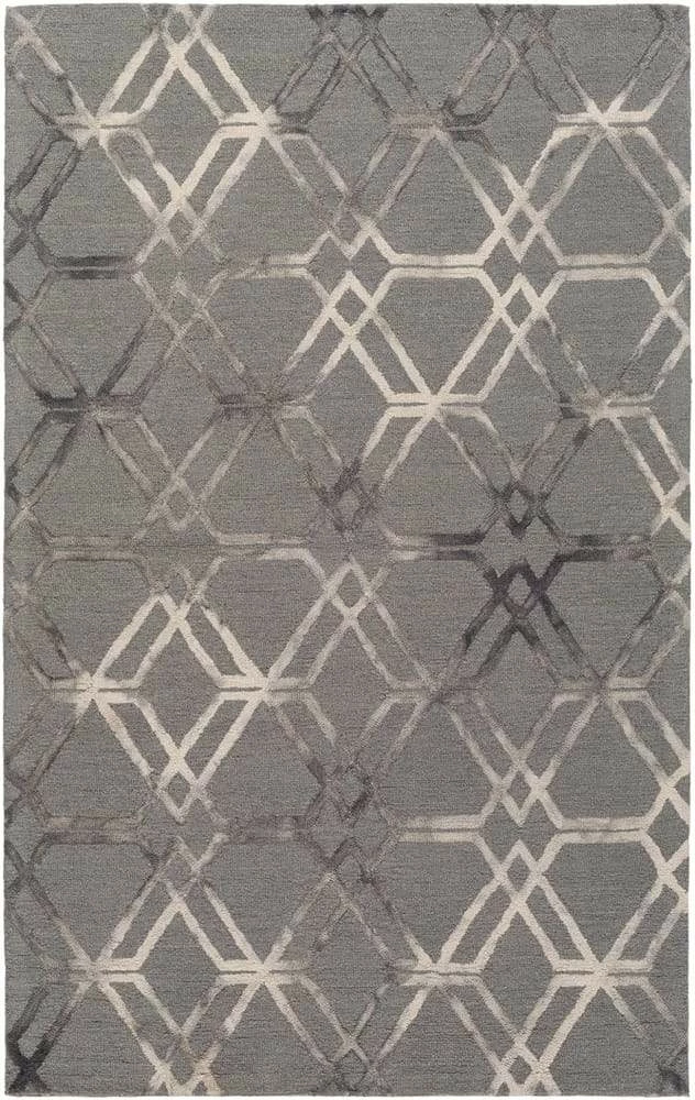 Cheapest ๐ SURYA BISA WASHED PRINT RUG: CHARCOAL ๐ 1 SURYA BISA WASHED PRINT RUG: CHARCOAL