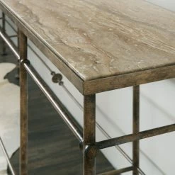 HOOKER Furniture ST. JAMES STONE TOP CONSOLE TABLE