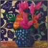 L ART "STILL LIFE WITH WALLFLOWERS" CANVAS ART Wall Art
