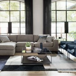 FOUR HANDS Furniture SUNBURST ETCHED BRASS SQUARE COFFEE TABLE