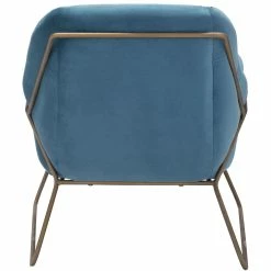 ZUO SUNDAY CHAIR: BLUE VELVET Living Room