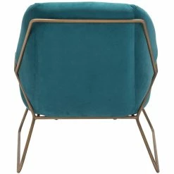 ZUO SUNDAY CHAIR: TEAL VELVET Living Room