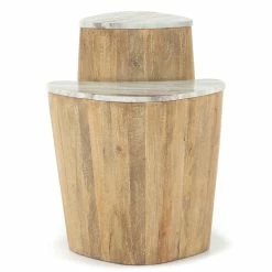 FOUR HANDS SUNWASHED MANGO NESTING TABLES