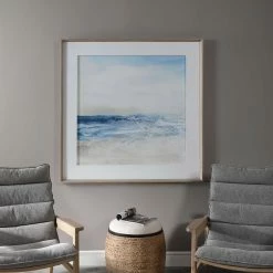 UTTERMOST Wall Art "SURF AND SAND" GLASS FRAMED ART