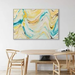 L ART "SURF DAZE" CANVAS ART