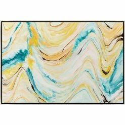L ART "SURF DAZE" CANVAS ART