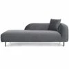 MOES Furniture SWELL VELVET CHAISE: ANTHRACITE
