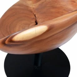 PHILLIPS COLLECTION Furniture CHAMCHA WOOD SWIVEL CHAIR