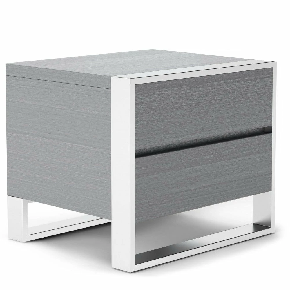Brand new ๐ VIG SYLVAN GREY NIGHTSTAND ๐ 2 VIG SYLVAN GREY NIGHTSTAND