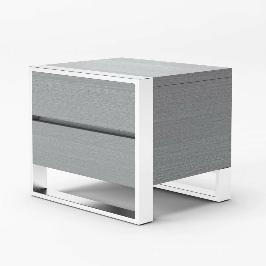 Brand new ๐ VIG SYLVAN GREY NIGHTSTAND ๐ 3 VIG SYLVAN GREY NIGHTSTAND