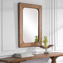 Flash Sale 🎁 UTTERMOST TAHITI WOVEN RATTAN MIRROR Mirrors 👍 8 UTTERMOST TAHITI WOVEN RATTAN MIRROR Mirrors