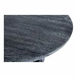 MOES Furniture TANYA ROUND DINING TABLE: SANDBLASTED BLACK