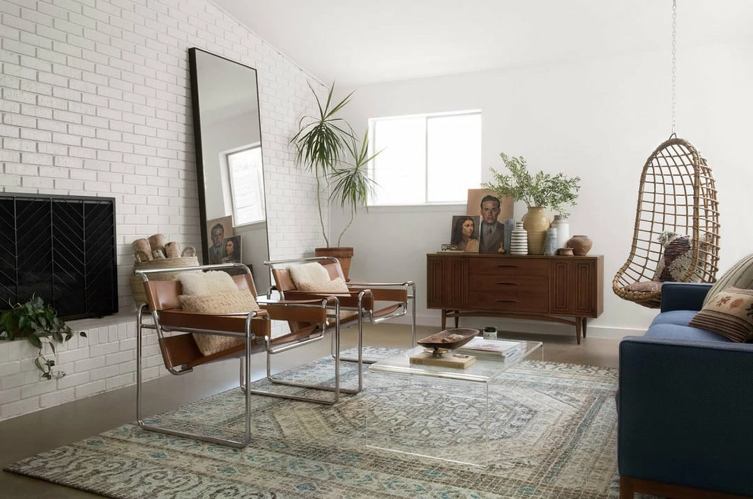 New 🤩 LOLOI TATUM WOOL RUG: AQUA, STONE 🔥 5 LOLOI TATUM WOOL RUG: AQUA, STONE