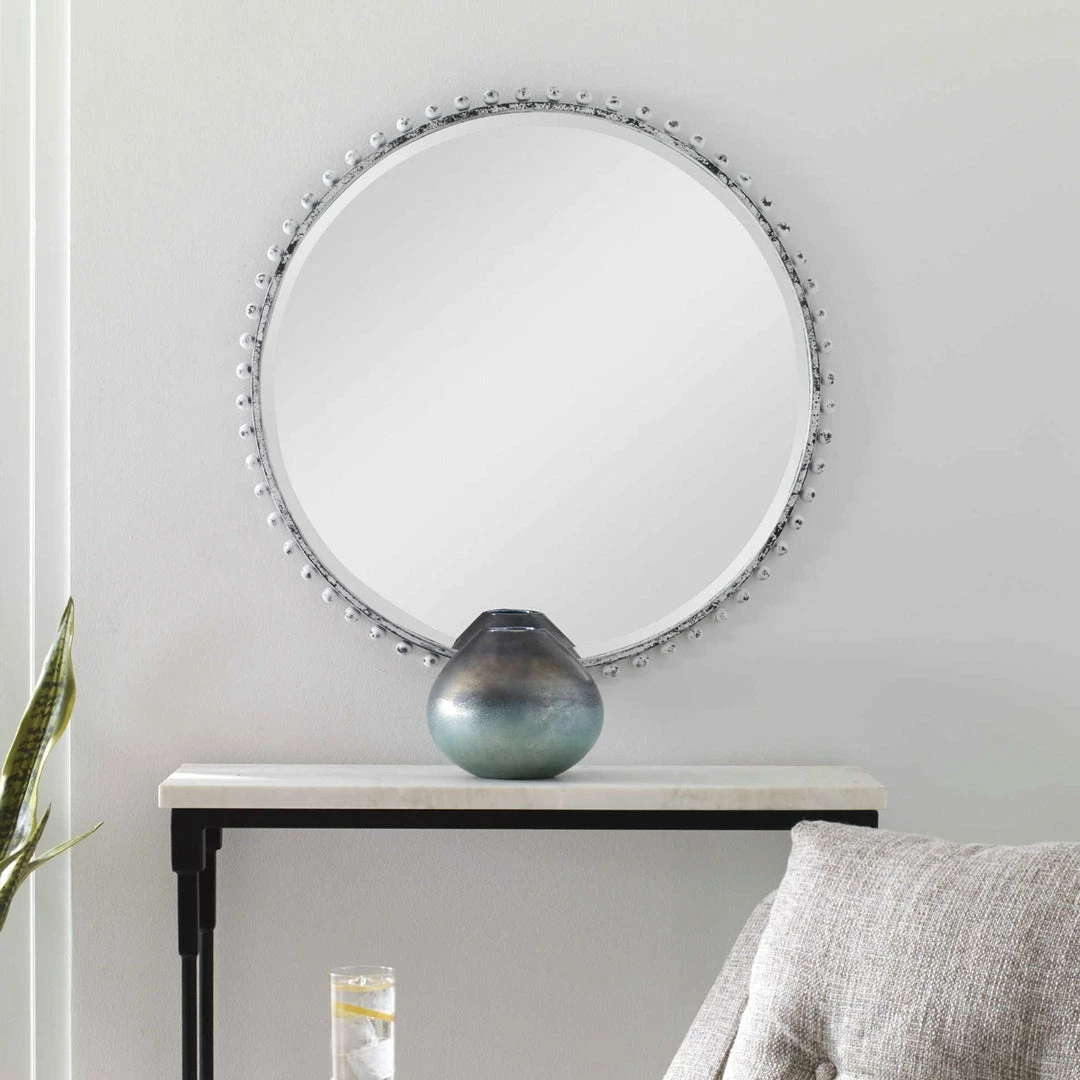 Flash Sale ๐ฅ UTTERMOST Mirrors TAZA ROUND MIRROR: VINTAGE WHITE ๐ 3 UTTERMOST Mirrors TAZA ROUND MIRROR: VINTAGE WHITE