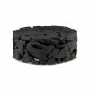 PHILLIPS COLLECTION TEAK CHUNK ROUND COFFEE TABLE: BLACK Furniture