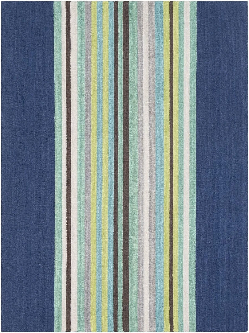 Best Sale ๐ SURYA POP LINES WOOL RUG: NAVY ๐ 1 SURYA POP LINES WOOL RUG: NAVY