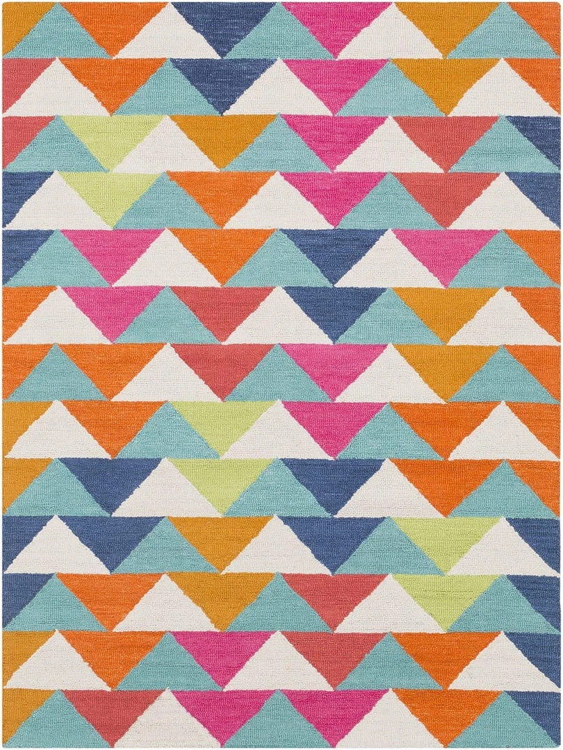Deals โญ SURYA POP ANGLES WOOL RUG: ELECTRIC MULTI ๐ 1 SURYA POP ANGLES WOOL RUG: ELECTRIC MULTI
