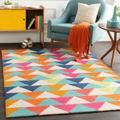 Deals โญ SURYA POP ANGLES WOOL RUG: ELECTRIC MULTI ๐ 9 SURYA POP ANGLES WOOL RUG: ELECTRIC MULTI