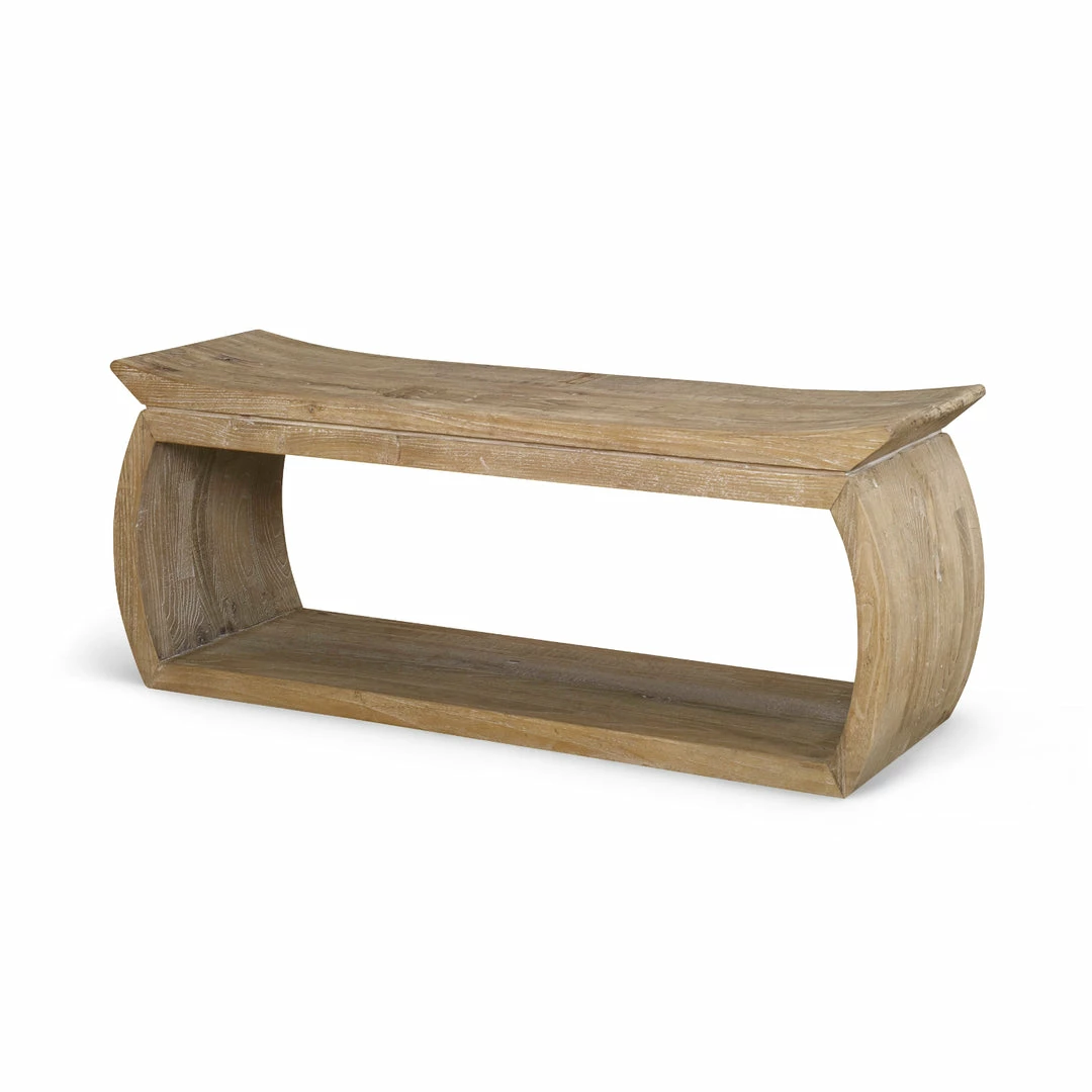 Buy ๐คฉ UTTERMOST TEMPLE NATURAL ELM WOOD BENCH ๐ 2 UTTERMOST TEMPLE NATURAL ELM WOOD BENCH