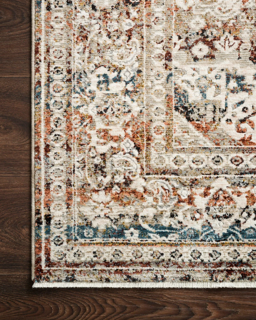 Outlet ✔️ LOLOI THEIA 05 RUG: TAUPE / BRICK 💯 2 LOLOI THEIA 05 RUG: TAUPE / BRICK