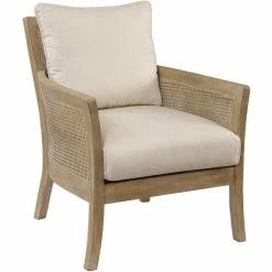 UTTERMOST THE GROVE CANE CHAIR: NATURAL