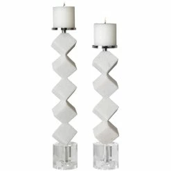 UTTERMOST THEIRRY CANDLE HOLDERS | SET OF 2