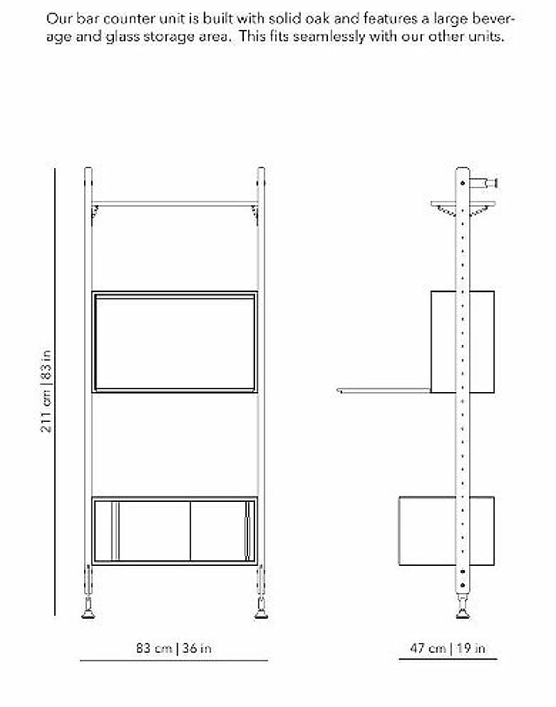 Promo π NUEVO Living Room THEO WALL UNIT WITH BAR π 5 NUEVO Living Room THEO WALL UNIT WITH BAR
