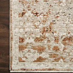 LOLOI THEIA 07 RUG: NATURAL / RUST