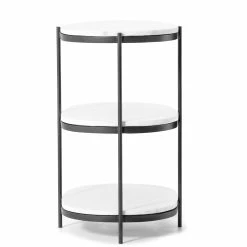Best deal 🎉 FOUR HANDS THREE TIER OVAL END TABLE ✔️ 20 FOUR HANDS THREE TIER OVAL END TABLE