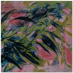 Discount 🛒 L ART "THREE WISE BIRDS" CANVAS ART 🛒 7 L ART