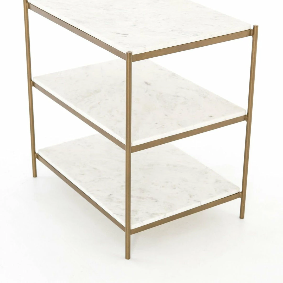 Best deal π€© FOUR HANDS THREE TIER MARBLE END TABLE β¨ 9 FOUR HANDS THREE TIER MARBLE END TABLE