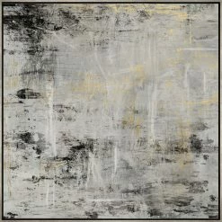 L ART "THRILL OF IT" GILD GOLD CANVAS ART