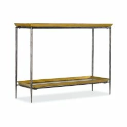 HOOKER TIBI GOLD TRAY TOP CONSOLE TABLE