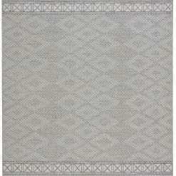 JAIPUR TIKAL RAMOS INDOOR-OUTDOOR RUG: GREY