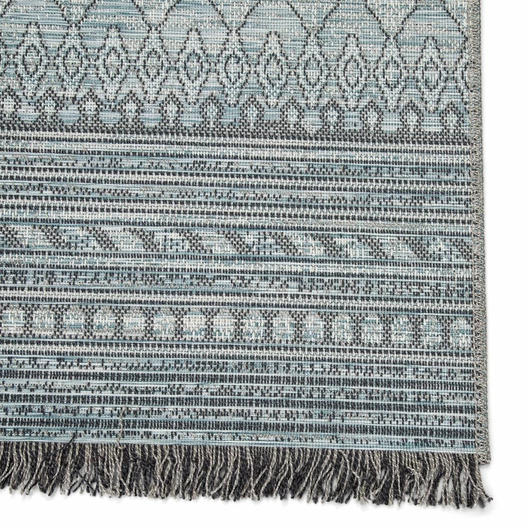 Best Sale ❤️ JAIPUR TIKAL RAVI INDOOR-OUTDOOR RUG: GREY, SKY 🥰 5 JAIPUR TIKAL RAVI INDOOR-OUTDOOR RUG: GREY, SKY
