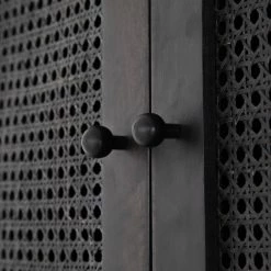 Cheapest ๐ฅฐ FOUR HANDS Furniture TILDA BLACK WASH MANGO + CANE TALL CABINET ๐ 20 FOUR HANDS Furniture TILDA BLACK WASH MANGO + CANE TALL CABINET