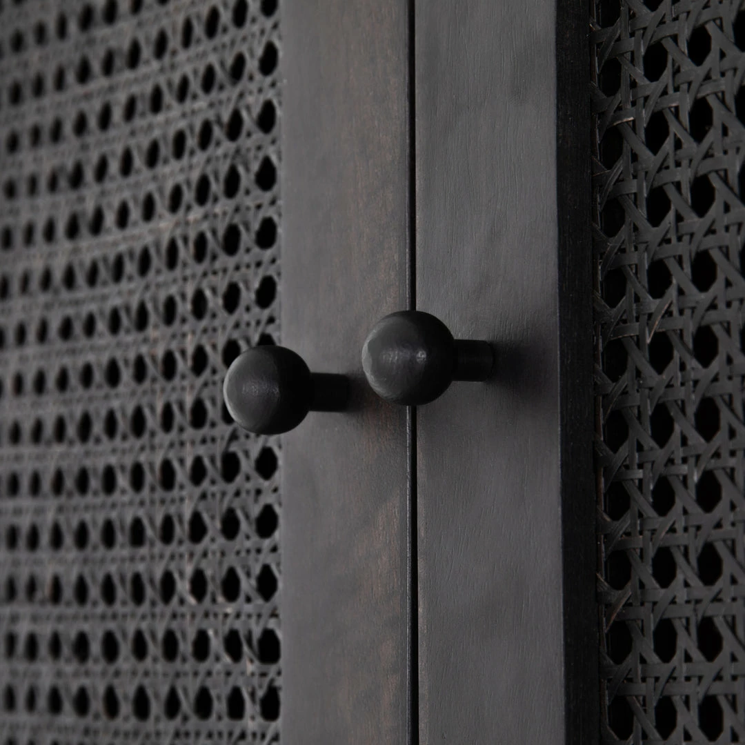 Cheapest ๐ฅฐ FOUR HANDS Furniture TILDA BLACK WASH MANGO + CANE TALL CABINET ๐ 10 FOUR HANDS Furniture TILDA BLACK WASH MANGO + CANE TALL CABINET