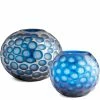CYAN ROUND TOREEN VASE