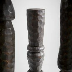 CYAN TOTEM FLOOR SCULPTURES Pillows + Decor