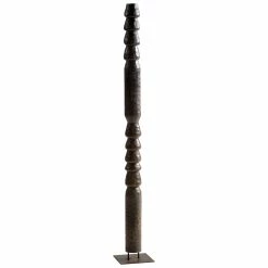 CYAN TOTEM FLOOR SCULPTURES Pillows + Decor