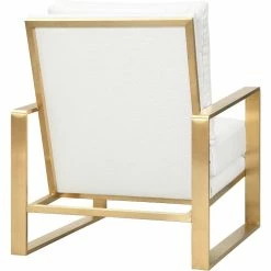 TOV MOTT TEXTURED CHAIR IN PEARL Living Room